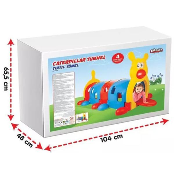 Игровой комплекс Pilsan Tunelul-Omida cu 4 secțiuni   / Разноцветный photo 2