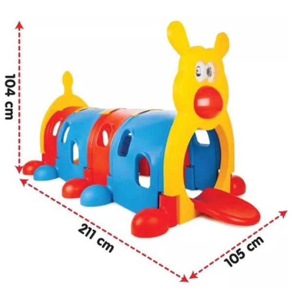 Игровой комплекс Pilsan Tunelul-Omida cu 4 secțiuni   / Разноцветный photo 3
