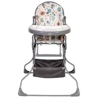 Scaun de masă Polini Kids Bufnița (252) / 6 luni / Gray 