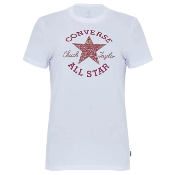 Футболка для женщин Converse Chuck Patch Infill Tee 100% хлопок/ White photo 1