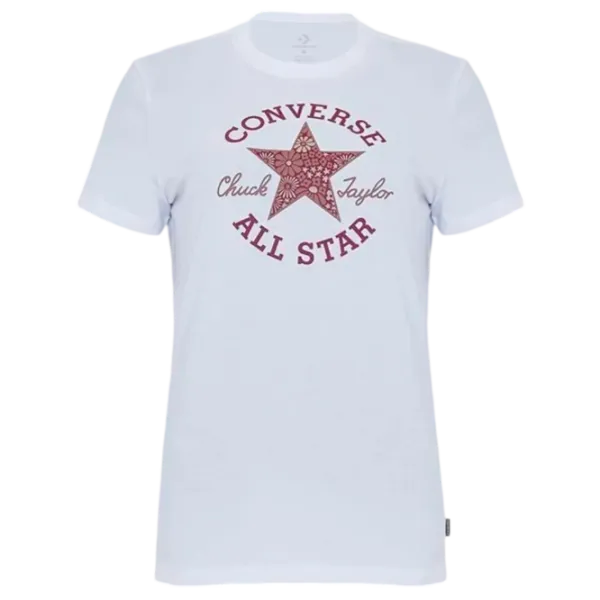 Футболка для женщин Converse Chuck Patch Infill Tee 100% хлопок/ White photo 1 Футболка для женщин Converse Chuck Patch Infill Tee 100% хлопок/ White photo 1