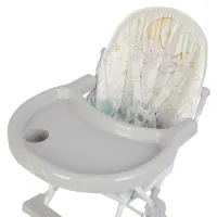 Scaun de masă Polini Kids Iepurași (152) / 6 luni / Beige photo 4