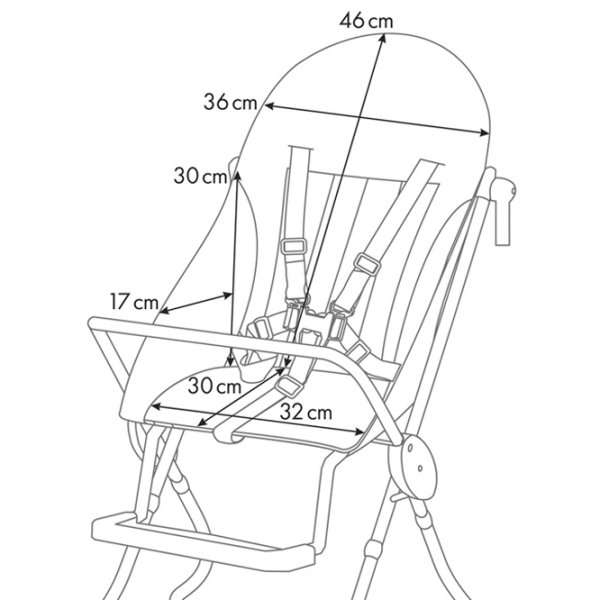 Стульчик для кормления Polini Kids Зайчики (152) / 6 месяцев / Бежевый  photo 11 Стульчик для кормления Polini Kids Зайчики (152) / 6 месяцев / Бежевый  photo 11