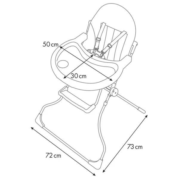 Стульчик для кормления Polini Kids Зайчики (152) / 6 месяцев / Бежевый  photo 12 Стульчик для кормления Polini Kids Зайчики (152) / 6 месяцев / Бежевый  photo 12