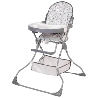 Scaun de masă Polini Kids Unicorn curcubeu (252) / 6 luni / Gray 