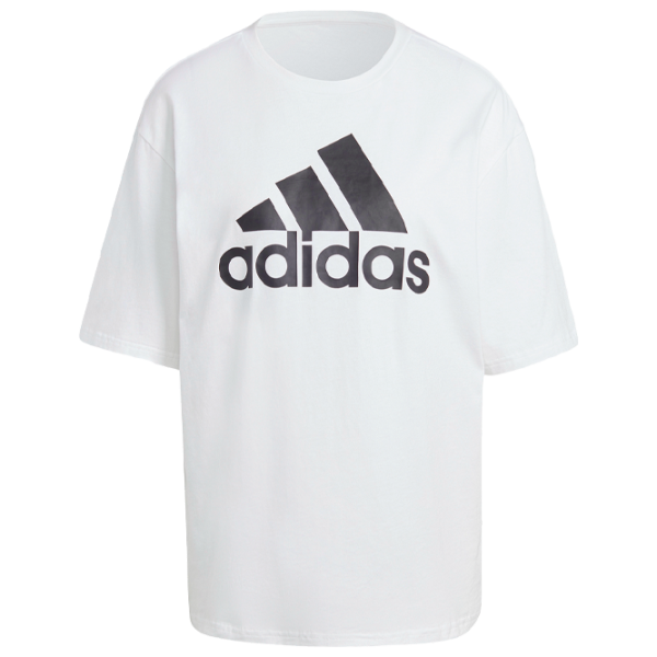 Tricou pentru femei Adidas Essentials Big Logo Boyfriend Tee 100% bumbac/ White photo 1