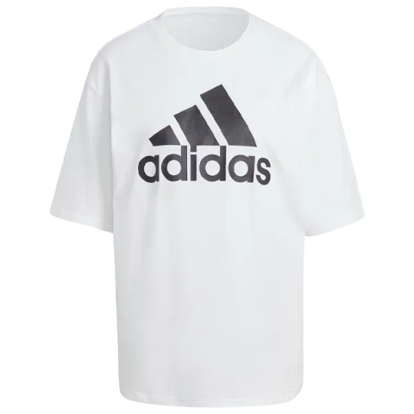 Tricou pentru femei Adidas Essentials Big Logo Boyfriend Tee 100% bumbac/ White photo 1