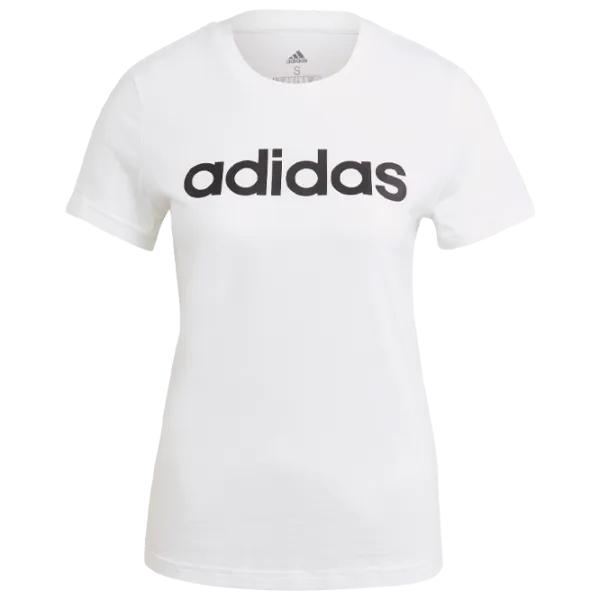 Tricou pentru femei Adidas Essentials Slim Logo Tee 100% bumbac/ White photo 1 Tricou pentru femei Adidas Essentials Slim Logo Tee 100% bumbac/ White photo 1