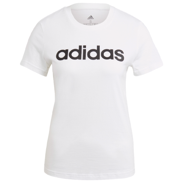 Футболка для женщин Adidas Essentials Slim Logo Tee 100% хлопок/ White photo 1