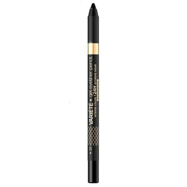 Карандаш для глаз Eveline Cosmetics EV Variete Gel Eye Black photo 2 Карандаш для глаз Eveline Cosmetics EV Variete Gel Eye Black photo 2