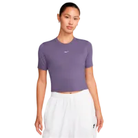 Tricou pentru femei Nike W Nsw Tee Essntl Slim Crp Lbr 52% poliester/ Purple