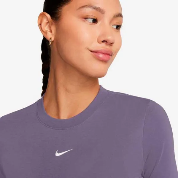 Tricou pentru femei Nike W Nsw Tee Essntl Slim Crp Lbr 52% poliester/ Purple photo 3 Tricou pentru femei Nike W Nsw Tee Essntl Slim Crp Lbr 52% poliester/ Purple photo 3