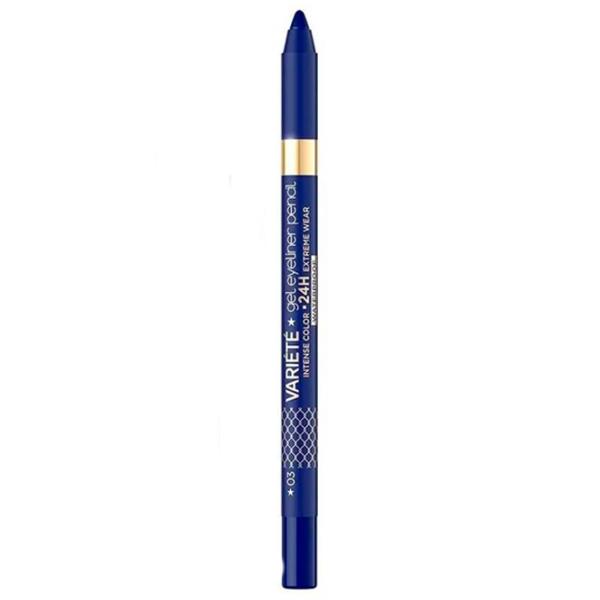 Карандаш для глаз Eveline Cosmetics EV Variete Gel Eye Blue photo 2 Карандаш для глаз Eveline Cosmetics EV Variete Gel Eye Blue photo 2