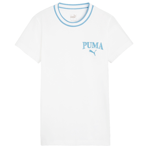 Tricou pentru femei Puma Squad Tee 100% bumbac/ White photo 1