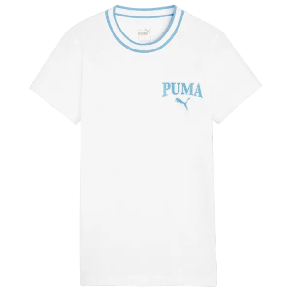 Tricou pentru femei Puma Squad Tee 100% bumbac/ White photo 1