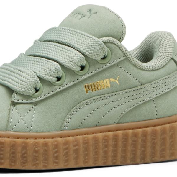 Ghete pentru fetiţe Puma Creeper Phatty Nubuc Primăvară - vară/ Green photo 9