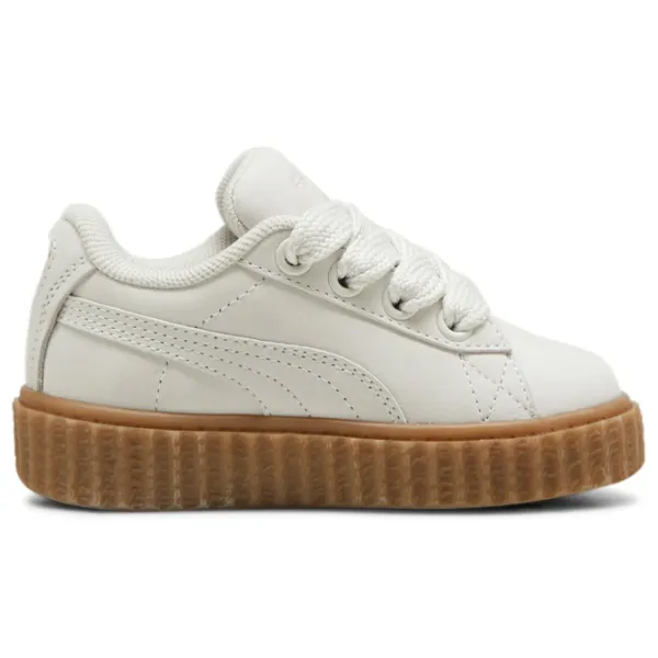 Кеды для девочек Puma Creeper Phatty Nubuc Весна - лето/ White photo 3