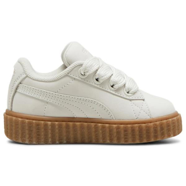 Кеды для девочек Puma Creeper Phatty Nubuc Весна - лето/ White photo 3