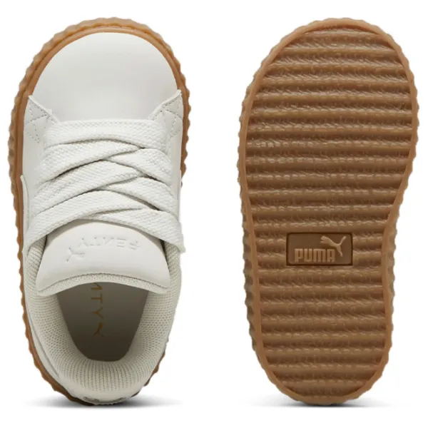 Кеды для девочек Puma Creeper Phatty Nubuc Весна - лето/ White photo 4