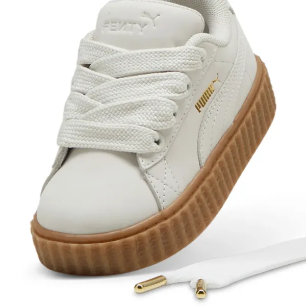 Кеды для девочек Puma Creeper Phatty Nubuc Весна - лето/ White photo 5