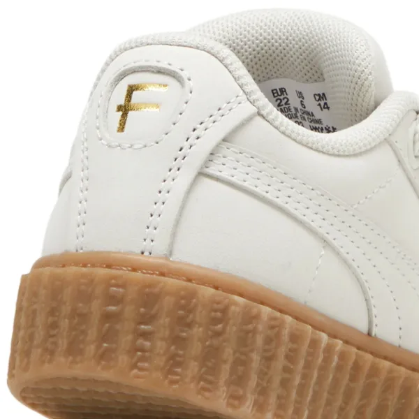 Кеды для девочек Puma Creeper Phatty Nubuc Весна - лето/ White photo 8