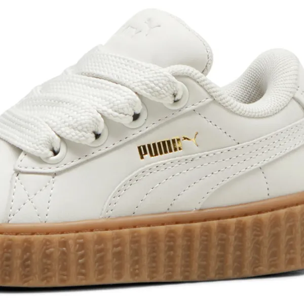 Кеды для девочек Puma Creeper Phatty Nubuc Весна - лето/ White photo 9