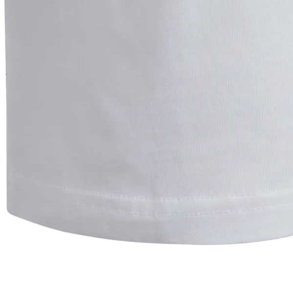 Tricou pentru fete Adidas Essentials Linear Logo Cotton Slim Fit Tee  / White photo 5
