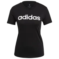 Tricou pentru femei Adidas Essentials Slim Logo Tee 100% bumbac/ Black