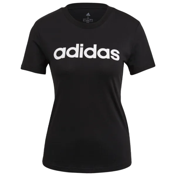 Tricou pentru femei Adidas Essentials Slim Logo Tee 100% bumbac/ Black photo 1 Tricou pentru femei Adidas Essentials Slim Logo Tee 100% bumbac/ Black photo 1