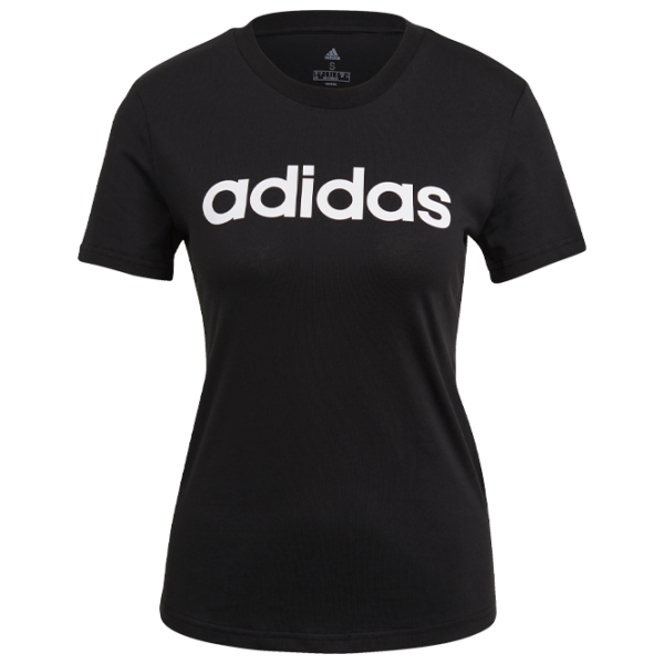 Tricou pentru femei Adidas Essentials Slim Logo Tee 100% bumbac/ Black photo 1 Tricou pentru femei Adidas Essentials Slim Logo Tee 100% bumbac/ Black photo 1