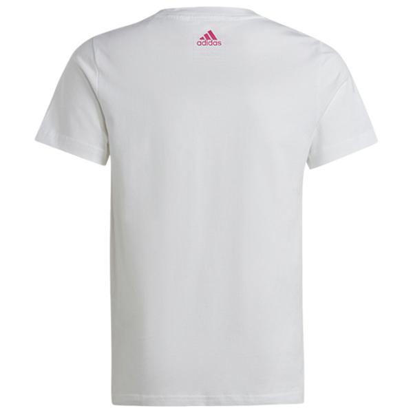 Tricou pentru fete Adidas Essentials Linear Logo Cotton Slim Fit Tee  / White photo 2 Tricou pentru fete Adidas Essentials Linear Logo Cotton Slim Fit Tee  / White photo 2