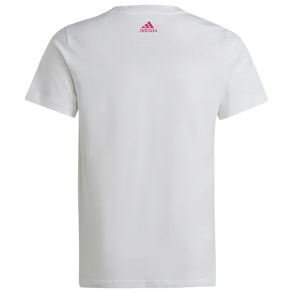 Футболка для девочек Adidas Essentials Linear Logo Cotton Slim Fit Tee  / Белый photo 2 Футболка для девочек Adidas Essentials Linear Logo Cotton Slim Fit Tee  / Белый photo 2