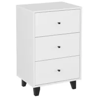 Comodă KompaniT 33 82 x 52 x 40/ PAL/ Nimfeia Alb