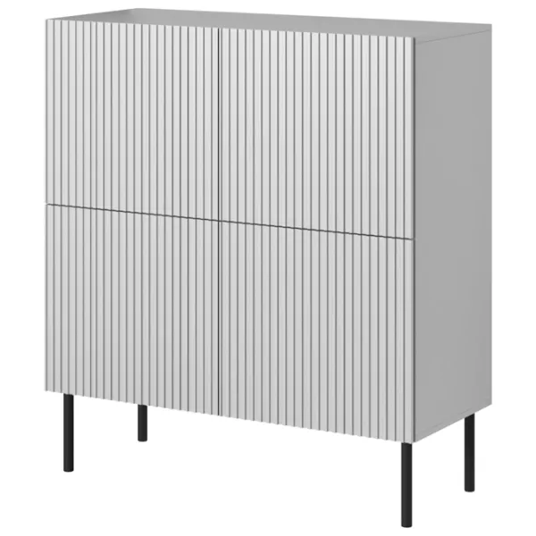 Comodă Halmar Asensio KM-2 110 x 100 x 42/ MDF/ Gray photo 2