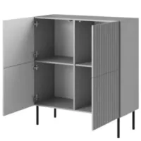 Комод Halmar Asensio KM-2 110 x 100 x 42см/ МДФ/ Серый photo 3