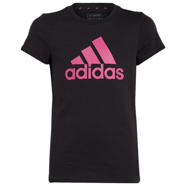 Футболка для девочек Adidas Essentials Big Logo Cotton Tee  / Черный photo 1 Футболка для девочек Adidas Essentials Big Logo Cotton Tee  / Черный photo 1