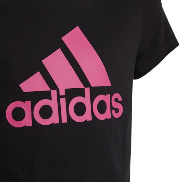 Футболка для девочек Adidas Essentials Big Logo Cotton Tee  / Черный photo 3 Футболка для девочек Adidas Essentials Big Logo Cotton Tee  / Черный photo 3