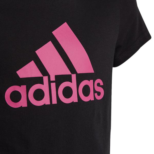 Футболка для девочек Adidas Essentials Big Logo Cotton Tee  / Черный photo 3 Футболка для девочек Adidas Essentials Big Logo Cotton Tee  / Черный photo 3