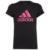 Футболка для девочек Adidas Essentials Big Logo Cotton Tee  / Черный