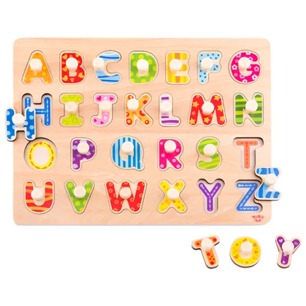 Пазл 3D Tooky Toy Алфавит 3+/ Количество деталей: 27 photo 1