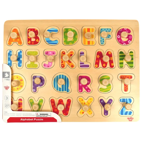 Пазл 3D Tooky Toy Алфавит 3+/ Количество деталей: 27 photo 2