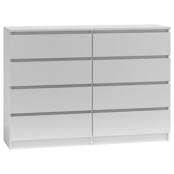 Comodă TopEshop Malwa M8 140 97 x 138 x 40/ LPAL/ Alb photo 1 Comodă TopEshop Malwa M8 140 97 x 138 x 40/ LPAL/ Alb photo 1