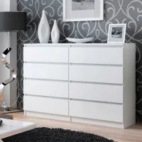 Комод TopEshop Malwa M8 140 97 x 138 x 40см/ ЛДСП/ Белый photo 2