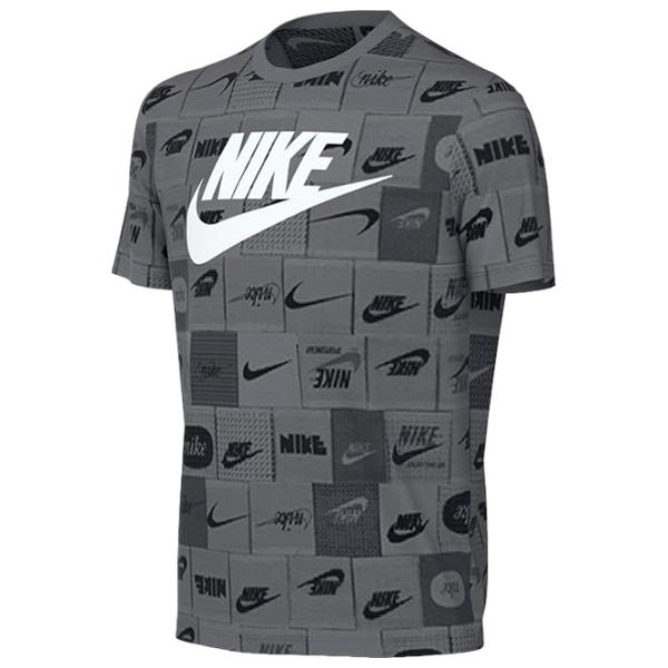 Футболка для девочек Nike K Nsw Tee Club Ssnl Aop Hbr  / Серый photo 1 Футболка для девочек Nike K Nsw Tee Club Ssnl Aop Hbr  / Серый photo 1