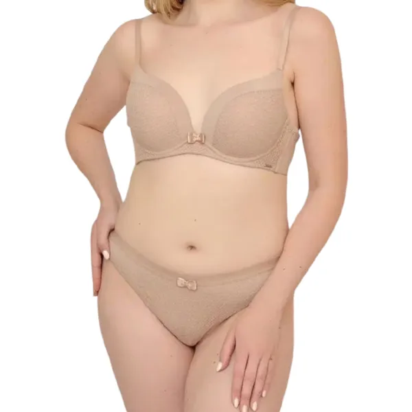 Комплект нижнего белья для женщин Balaloum AP9365 75B/ Beige/ Пуш-ап photo 1