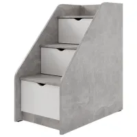 Comodă ML-Mobila Junior 11 91.2 x 49 x 86/ PAL/ Alb