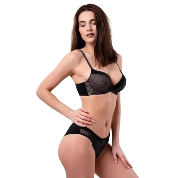 Комплект нижнего белья для женщин Balaloum AP9365 80B/ Black/ Пуш-ап photo 2
