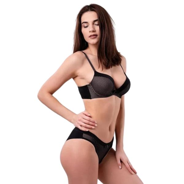 Комплект нижнего белья для женщин Balaloum AP9365 80B/ Black/ Пуш-ап photo 2
