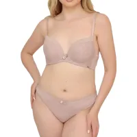 Set lengerie pentru femei Balaloum AP9365 80B/ Flamingo/ Push-up