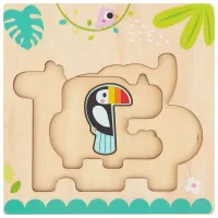 Пазл 3D Tooky Toy Дикие животные 1+/ Количество деталей: 7 photo 4